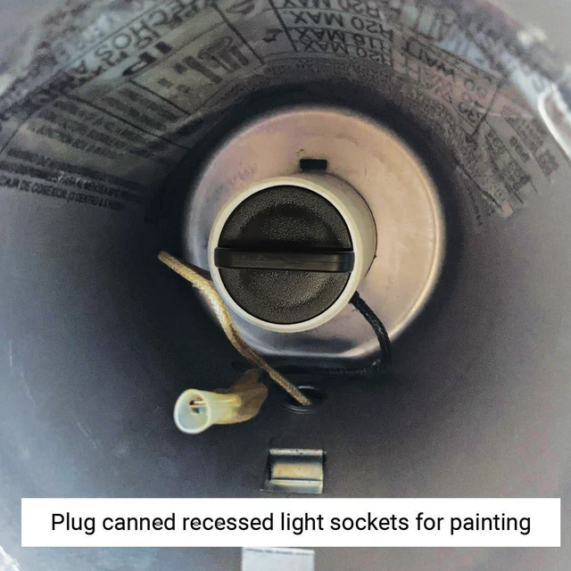 Alt view image 5 of 6 - Light Socket Safety Cap Plugs for String Lights, Covers for Recessed and Standard Light Sockets, (5)