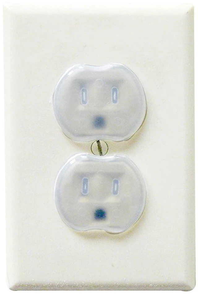 Alt view image 7 of 7 - Plastic Baby Safety Outlet Plug Covers - 12 Pack - Outlet Covers Baby Proofing