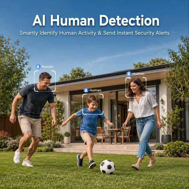 Alt view image 4 of 7 - Light Bulb Security Camera, 5G&2.4GHz WiFi Light Bulb Cameras Wireless Outdoor Indoor, 2 in 1 Lightbulb Camera for Home Security, 2K HD Color Night Vision, Smart AI Motion Detection, 911 Emergency