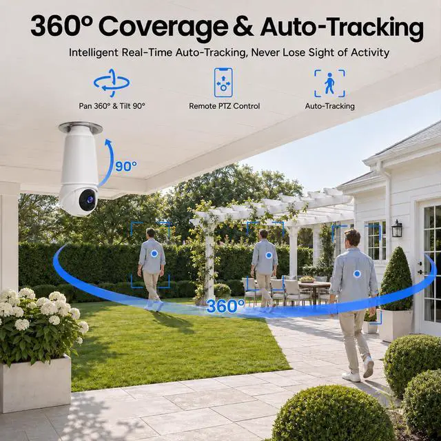 Alt view image 6 of 7 - Light Bulb Security Camera, 5G&2.4GHz WiFi Light Bulb Cameras Wireless Outdoor Indoor, 2 in 1 Lightbulb Camera for Home Security, 2K HD Color Night Vision, Smart AI Motion Detection, 911 Emergency