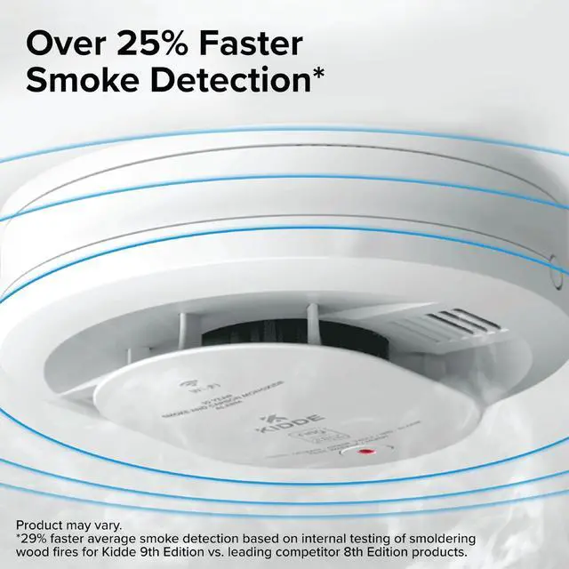 Alt view image 5 of 7 - Smart Smoke & CO Detector with Ring, AA Battery, RGCUDR-RW | Ring App Enabled, Wireless Interconnect Capability, Voice Alerts, Smoke & Carbon Monoxide Detection for Homes & Apartments