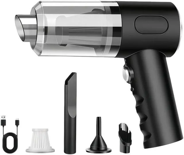 Main image of Handheld Car Vacuum Cleaner, 4-in-1 Handheld Cordless Vacuum with 22000Pa Suction, Lightweight, Rechargeable Portable Lightweight dust Catcher for Home Car Carpet Stairs Pet Hair Deep Cleaning