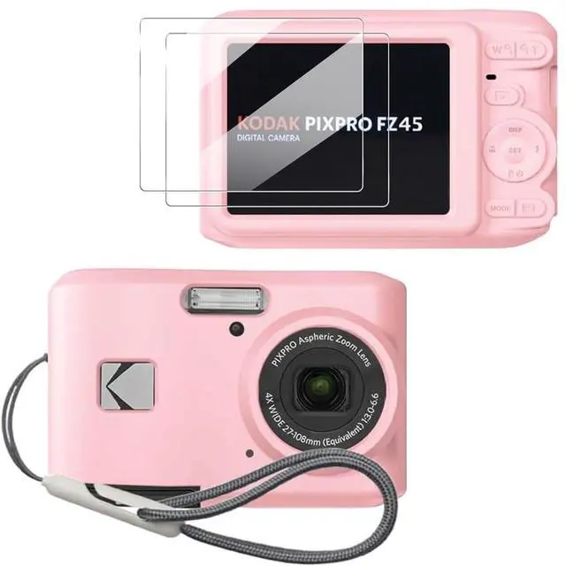 Main image of Case for Kodak PIXPRO FZ45 Case, Soft Silicone for Kodak PIXPRO FZ45 - Anti-Scratch Slim Fit Lightweight Protective - Pink