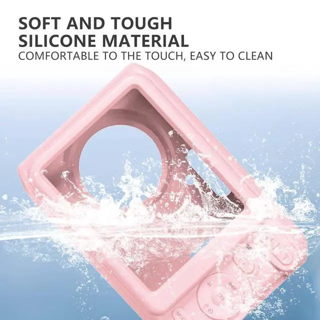 Alt view image 7 of 7 - Case for Kodak PIXPRO FZ45 Case, Soft Silicone for Kodak PIXPRO FZ45 - Anti-Scratch Slim Fit Lightweight Protective - Pink