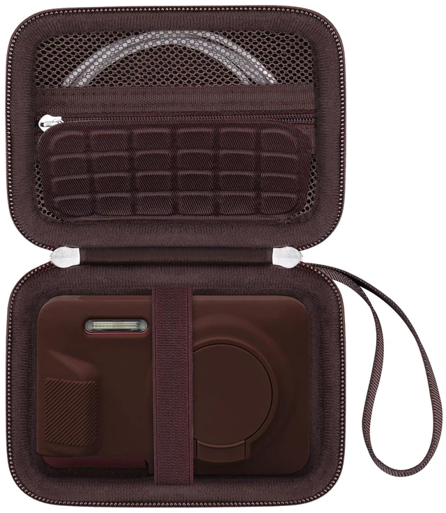 Main image of Carrying Case for Kodak PIXPRO FZ55/ FZ45 16MP Digital Camera, Brown | For Kodak FZ45/ FZ55/ FZ53/ FZ43 Compact Camera Bag, Mesh Pocket fit Cable, Case Only