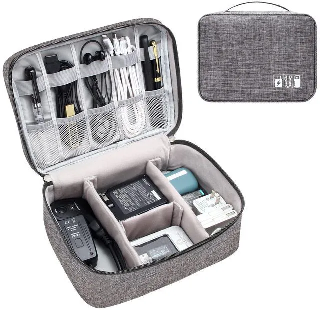 Main image of Electronics Organizer Travel Cable Organizer Bag Waterproof Portable Digital Storage Bag Electronic Accessories Case Cable Charger Organizer Case