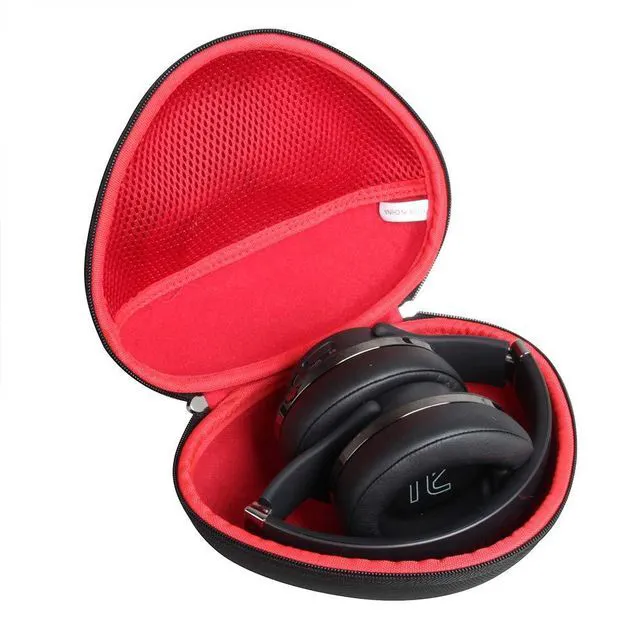 Main image of Hard Travel Case for A70 / Wired Over Ear Headphones Studio Monitor & Mixing DJ Stereo Headsets (Black+Red)