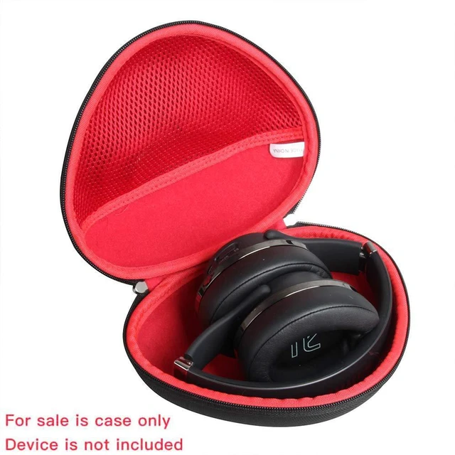 Alt view image 2 of 6 - Hard Travel Case for A70 / Wired Over Ear Headphones Studio Monitor & Mixing DJ Stereo Headsets (Black+Red)