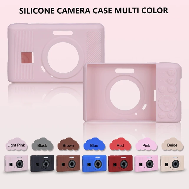 Alt view image 5 of 7 - Silicone Cover Case for Kodak PIXPRO C1 Digital Camera, Pink | Scratch-proof & Dustproof Silicone Cover Case for Kodak PIXPRO C1 Digital Camera, Soft Cover Case for Travel