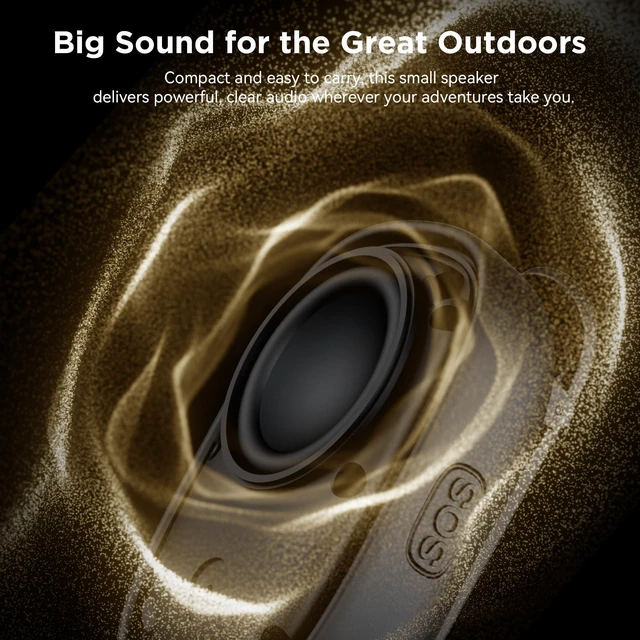 Alt view image 5 of 7 - Clip-On Mini Bluetooth Speaker | 6W Power Magnetic Body Built-in Mic Stereo Pairing IPX5 Waterproof 6H Playtime Outdoor Camping Running Travel Work
