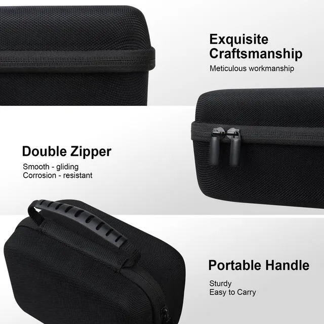 Alt view image 5 of 7 - Camera Case for KODAK PIXPRO AZ405/AZ425/AZ255/AZ401/AZ528 Digital Camera, Vlogging Camera Hard Carrying Case Protective Travel Bag, Mesh Pocket for Battery, SD Card and USB Cable, Black