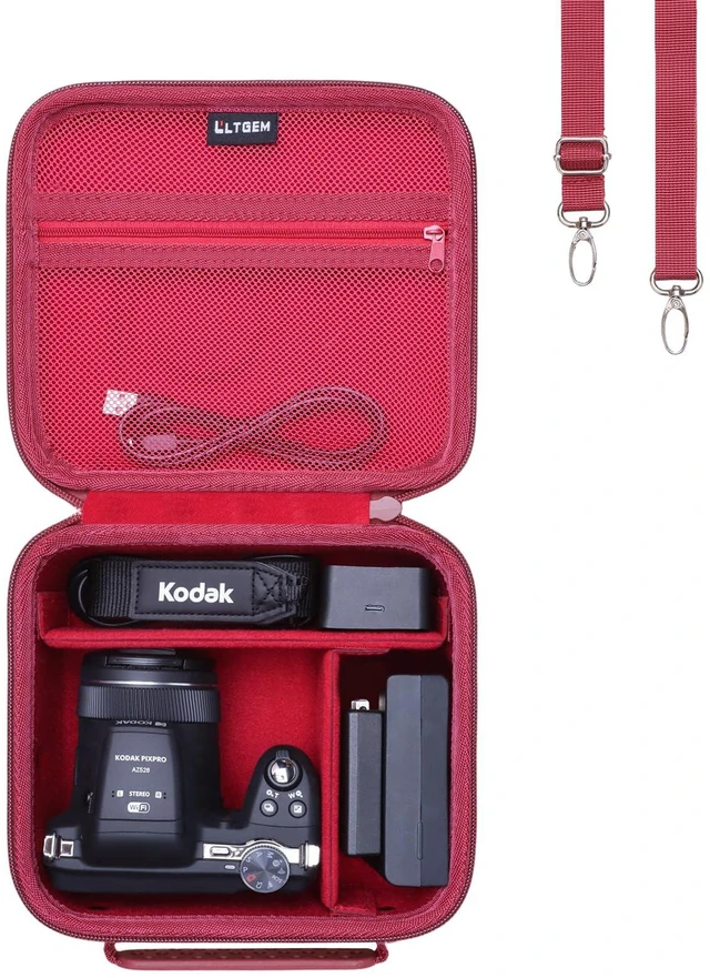 Main image of LTGEM Case for KODAK PIXPRO AZ528/AZ425/AZ405/AZ255/AZ653 Digital Camera | Hard EVA Shell, Water-Resistant, Shock Protection, Scratch-Resistant Interior, Portable Travel Storage Case Only