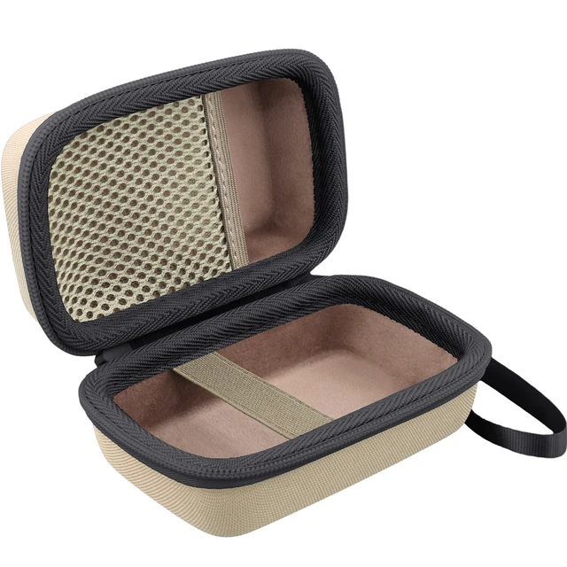 Alt view image 2 of 7 - Hard Carrying Case for KODAK PIXPRO C1 Friendly Zoom Digital Camera | Protective Storage Box, Portable Carrying Box, Shockproof, Anti-crush, Mesh Pocket, Compact & Lightweight, Brown Case
