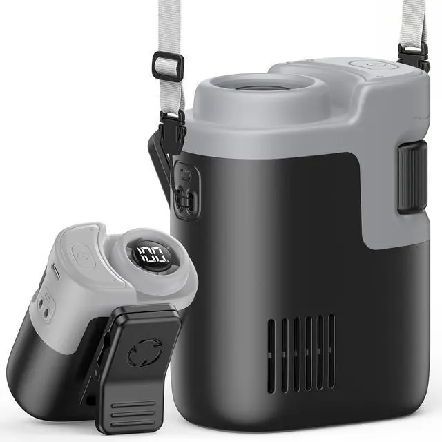 Main image of Clip-On Waist Fan, Wearable Personal Fan with Rechargeable Battery, 100-Speed Stepless Speed Control, Powerful High-Speed Airflow, Up to 35 Hours Runtime
