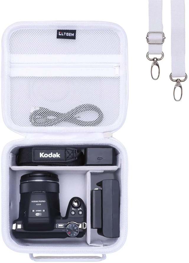 Main image of Case for KODAK PIXPRO AZ528/AZ425/AZ405/AZ255/AZ653 Digital Camera | Hard EVA Shell, Water-Resistant, Shock Protection, -Resistant Interior, Portable Travel Storage Case Only