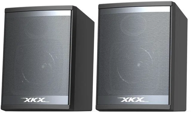 Main image of Computer Speakers for Desktop PC, External Speakers for Laptop Monitor, USB Plug-N-Play, Wired, Desk PC Gaming Speakers with 2.0 Stereo Loud Sound, Punchy Bass, Switchable L/R Channels, Volume Knob