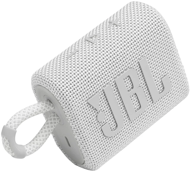 Alt view image 5 of 7 - Go 3 - Portable Mini Bluetooth Speaker, big audio and punchy bass, IP67 waterproof and dustproof, 5 hours of playtime, speaker for home, outdoor and travel (White)