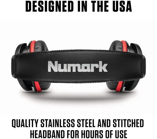 Alt view image 5 of 6 - Closed-Back DJ Headphones | 40mm Drivers, Flexible Headband, Swivel Cups, Closed-Back Design, 9.8ft Cable, for Monitoring, Mixing and Audio Playback