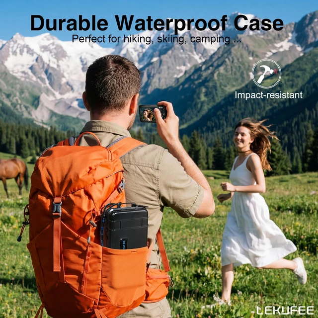 Alt view image 6 of 7 - Waterproof Hard Case for Kodak PIXPRO FZ55 / FZ45 Camera | IP67 Waterproof,Custom Foam Insert,Protective Case for Kodak PIXPRO FZ55 Accessories