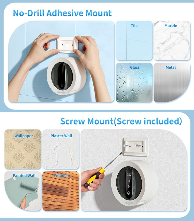 Alt view image 6 of 7 - Toothbrush Holder with Dual UV & Heated Drying Wall Mounted 2026 | Upgraded Toothbrush Organizer for Bathroom Type-C Rechargeable Covered 2-Slot Storage for Manual and Electric Toothbrushes