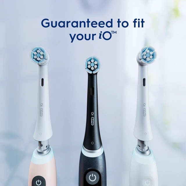 Alt view image 6 of 7 - iO Series Gentle Care Electric Toothbrush Replacement Brush Heads for an Oral-B Electric Toothbrush, 2 Count, White