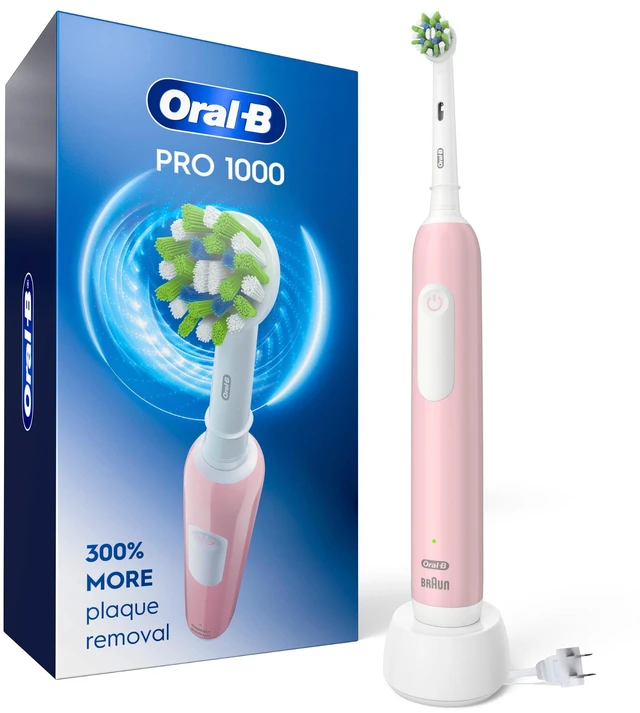 Main image of B Pro 1000 Rechargeable Electric Toothbrush, Pink