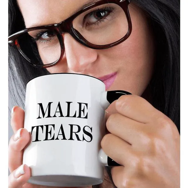 Alt view image 2 of 7 - Male Tears 11oz Two-Tone Black Mug