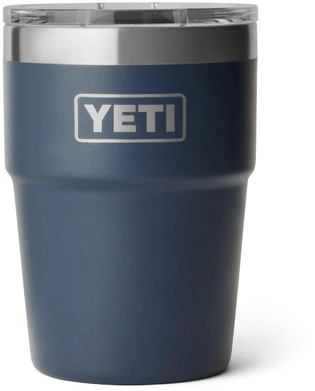 Main image of Rambler 16 oz Stackable Tumbler, Vacuum Insulated, Stainless Steel with MagSlider Lid, Navy