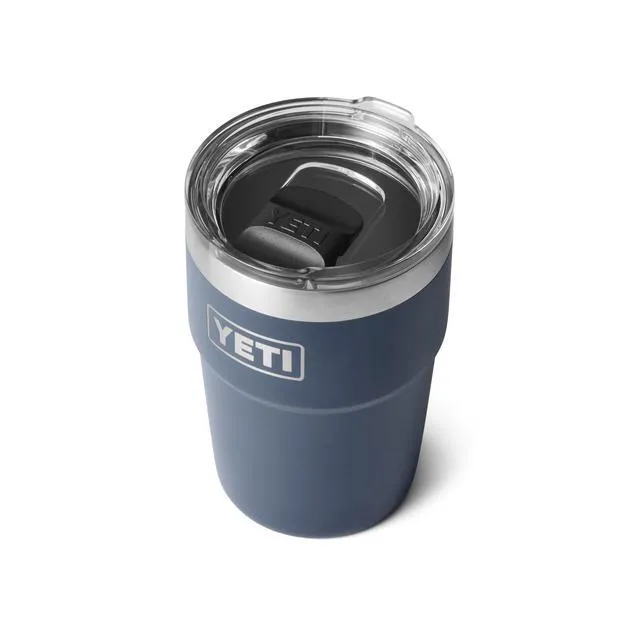 Alt view image 3 of 7 - Rambler 16 oz Stackable Tumbler, Vacuum Insulated, Stainless Steel with MagSlider Lid, Navy