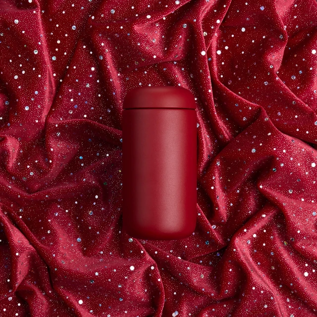 Alt view image 2 of 6 - Carter Move Ceramic Lined Travel Coffee Mug 12 oz Stainless Steel | No Metallic Taste Coffee Tumbler, Leak-Proof Lid, Dishwasher Safe, Hot 12Hr Cold 24Hr, BPA-Free, Fits Cup Holders, Red