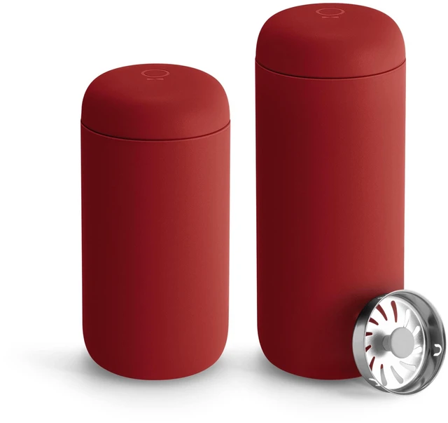 Alt view image 6 of 6 - Carter Move Ceramic Lined Travel Coffee Mug 12 oz Stainless Steel | No Metallic Taste Coffee Tumbler, Leak-Proof Lid, Dishwasher Safe, Hot 12Hr Cold 24Hr, BPA-Free, Fits Cup Holders, Red