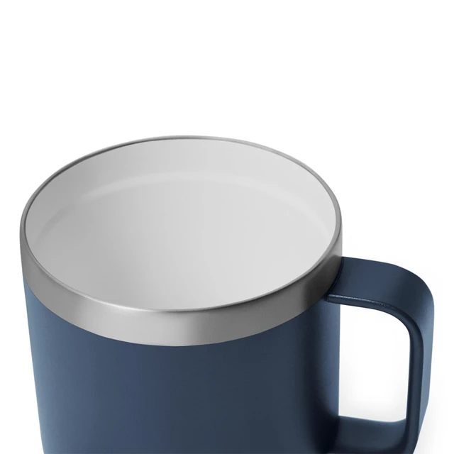 Alt view image 5 of 7 - Rambler 14 oz Ceramic Lined Stackable Mug, Navy | Double-Wall Vacuum Insulated, Stainless Steel with MagSlider Lid