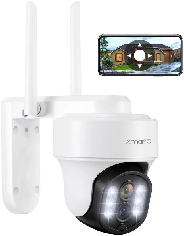 Main image of 10X Zoom Dual Lens PTZ Home Security Camera | 2K Auto Tracking HD Wireless PTZ Home Security System for Indoor Outdoor, Motion Detection, 24/7 Surveillance, 2-Way Audio