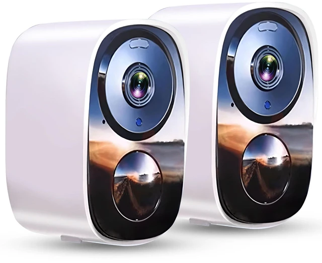 Main image of 2026 Upgraded 2K Security Cameras Wireless Outdoor (2 Pack), Free Cloud Storage, Long Battery Life, AI Motion Detection, Spotlight & Siren, Waterproof, WiFi Surveillance Outdoor Camera with 2-Way Talk