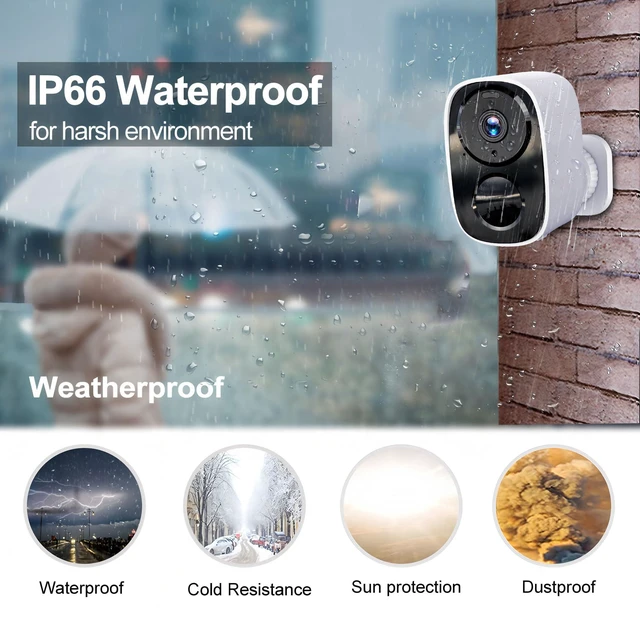 Alt view image 7 of 7 - 2026 Upgraded 2K Security Cameras Wireless Outdoor (2 Pack), Free Cloud Storage, Long Battery Life, AI Motion Detection, Spotlight & Siren, Waterproof, WiFi Surveillance Outdoor Camera with 2-Way Talk