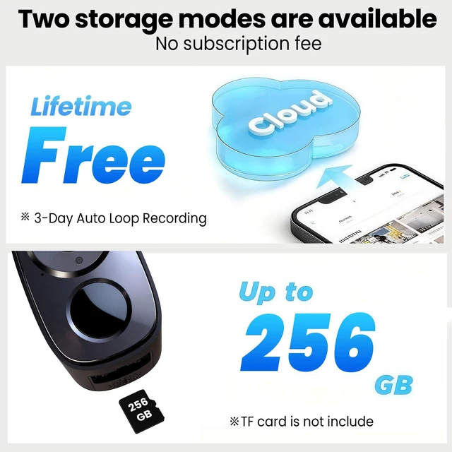 Alt view image 3 of 7 - 2026 Upgraded 2K Security Cameras Wireless Outdoor (2-Pack), Free Cloud & SD Storage, Long Battery Life, 2.4G/5G Wifi Support, Motion Detection, Color Night Vision, Spotlight, Waterproof, 2-Way Talk
