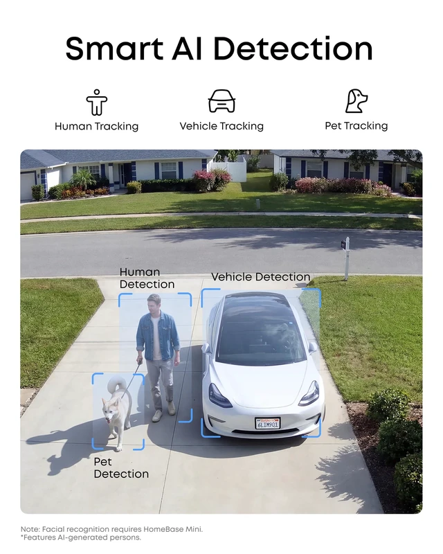 Alt view image 7 of 7 - eufyCam C37, Solar Cameras Wireless Outdoor,2K Resolution | 360° Pan & Tilt AI Tracking, Human/Pet/Vehicle Detection, Flexible Solar Panel, Color Night Vision, No Monthly Fee