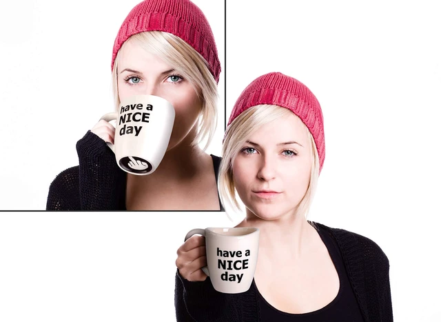 Alt view image 2 of 7 - Have a Nice Day Coffee Mug, Funny Cup with Middle Finger on the Bottom 14 oz. - by