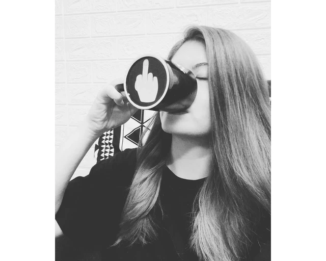 Alt view image 5 of 7 - Have A Nice Day Mug Middle Finger Mug 300 Millilitre Ceramic Coffee Cup Funny Birthday Present (Black)