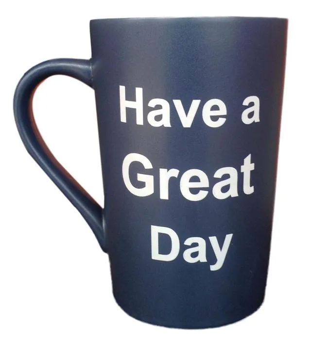 Alt view image 2 of 2 - Funny Coffee Mug Have a Great Day Middle Finger Cup, 15 Oz