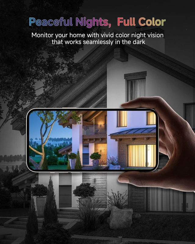 Alt view image 7 of 7 - B200 Outdoor Security Camera Wireless, 1080P Magnetic Camera | AI motion detection, no subscription fees,support solar panel, color night vision, 2-way talk,Magnetic, Alexa compatible.