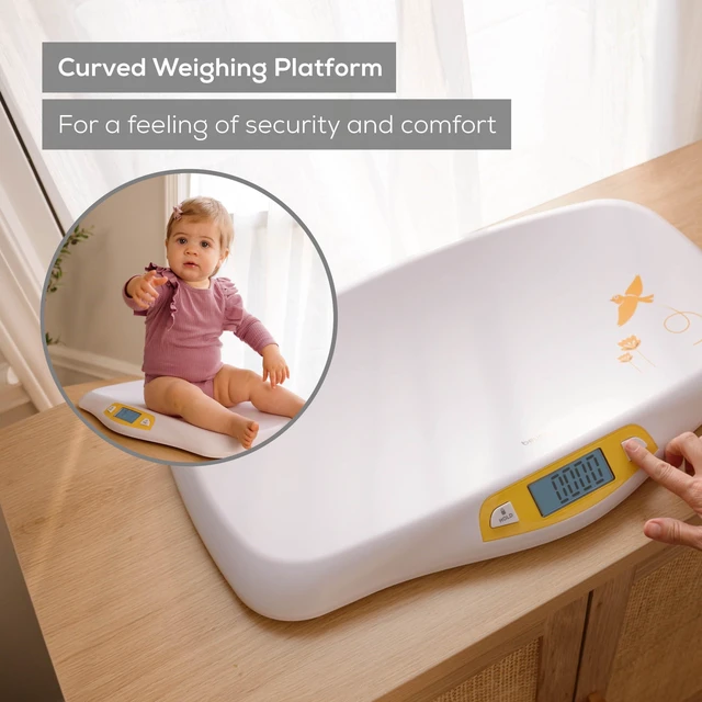 Alt view image 7 of 7 - BY80 Digital Baby Scale, Infant Scale for Weighing in Pounds, Ounces, or Kilograms up to 44 lbs with Hold Function, Pet Scale for Cats and Dogs Analysis