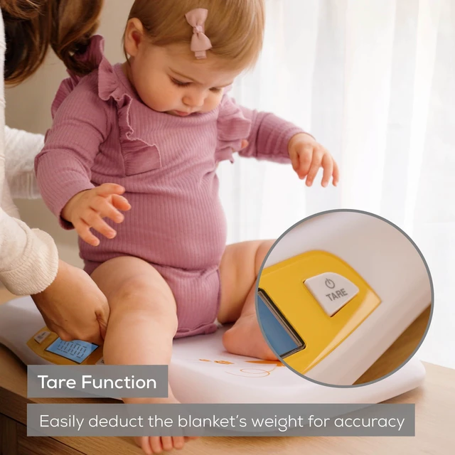 Alt view image 3 of 7 - BY80 Digital Baby Scale, Infant Scale for Weighing in Pounds, Ounces, or Kilograms up to 44 lbs with Hold Function, Pet Scale for Cats and Dogs Analysis