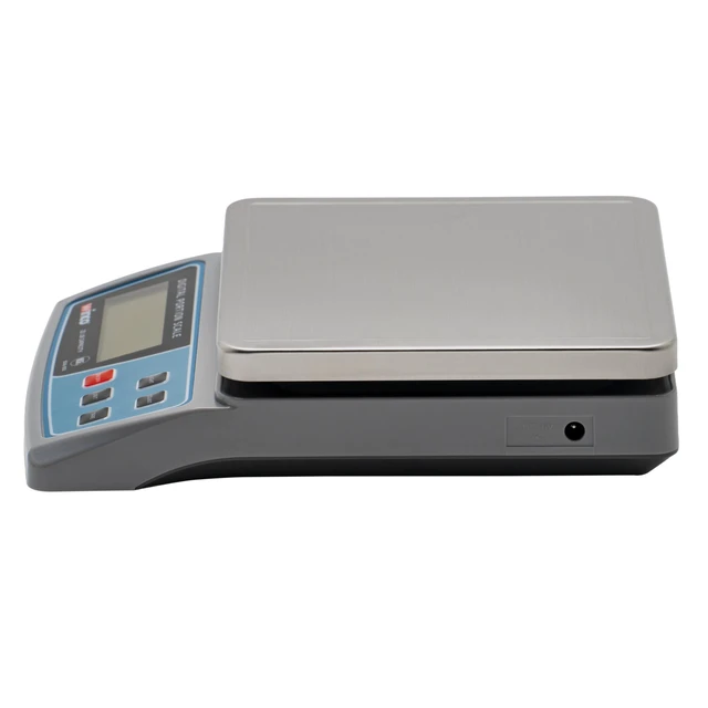 Alt view image 2 of 4 - 6 1/2" Clear Digital Portion Scale | Precision weighing up to 22 lb, Backlit lcd display, Field calibration, Dual power options
