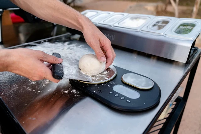 Alt view image 4 of 6 - Dual Platform Digital Scales - Digital Baking Cooking Scales - Digital Kitchen Food Scales - LCD Display with Batteries - Ooni Pizza Oven Accessories