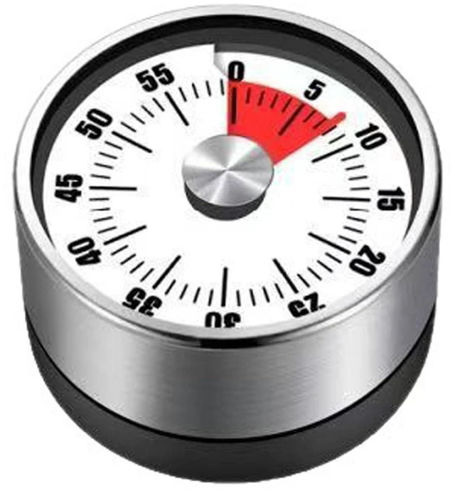 Main image of Visual Timer for Cooking Classroom, No Batteries RequiredMagnetic (White) | No Batteries Required, Magnetic, Visual