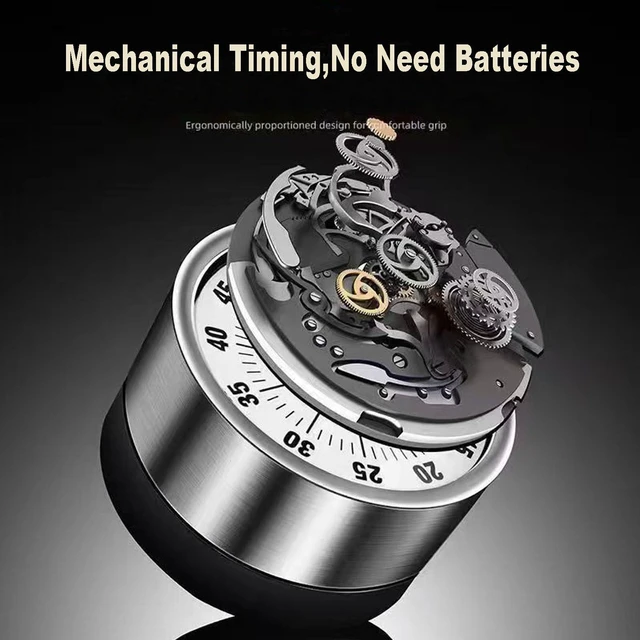 Alt view image 5 of 7 - Visual Timer for Cooking Classroom, No Batteries RequiredMagnetic (White) | No Batteries Required, Magnetic, Visual