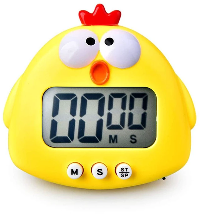 Main image of Kitchen Timer, Cute Cartoon Animal Countdown, Digital Cooking Timer with Magnetic, LCD Large-Screen Visual Clock, Hangable Alarm Clock with Standfor Cooking Bake Sport Game (Timer-XG)