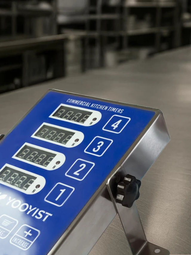 Alt view image 5 of 7 - Commercial Kitchen Timer 4 Channel Digital Loud Alarm Cook Timer | 4 Independent Channels, Stainless Steel, Easy-to-Read LED Display for Restaurant
