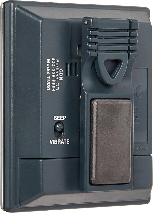 Alt view image 7 of 7 - Direct Entry 2- Alarm Digital Kitchen Timer | Counts Up & Down, 10 Hours by Hours, Minutes & Seconds, Big Digit, Loud & Long Audio/Vibrate Alarm, Stand, Hang, Magnet Mounting - TM30